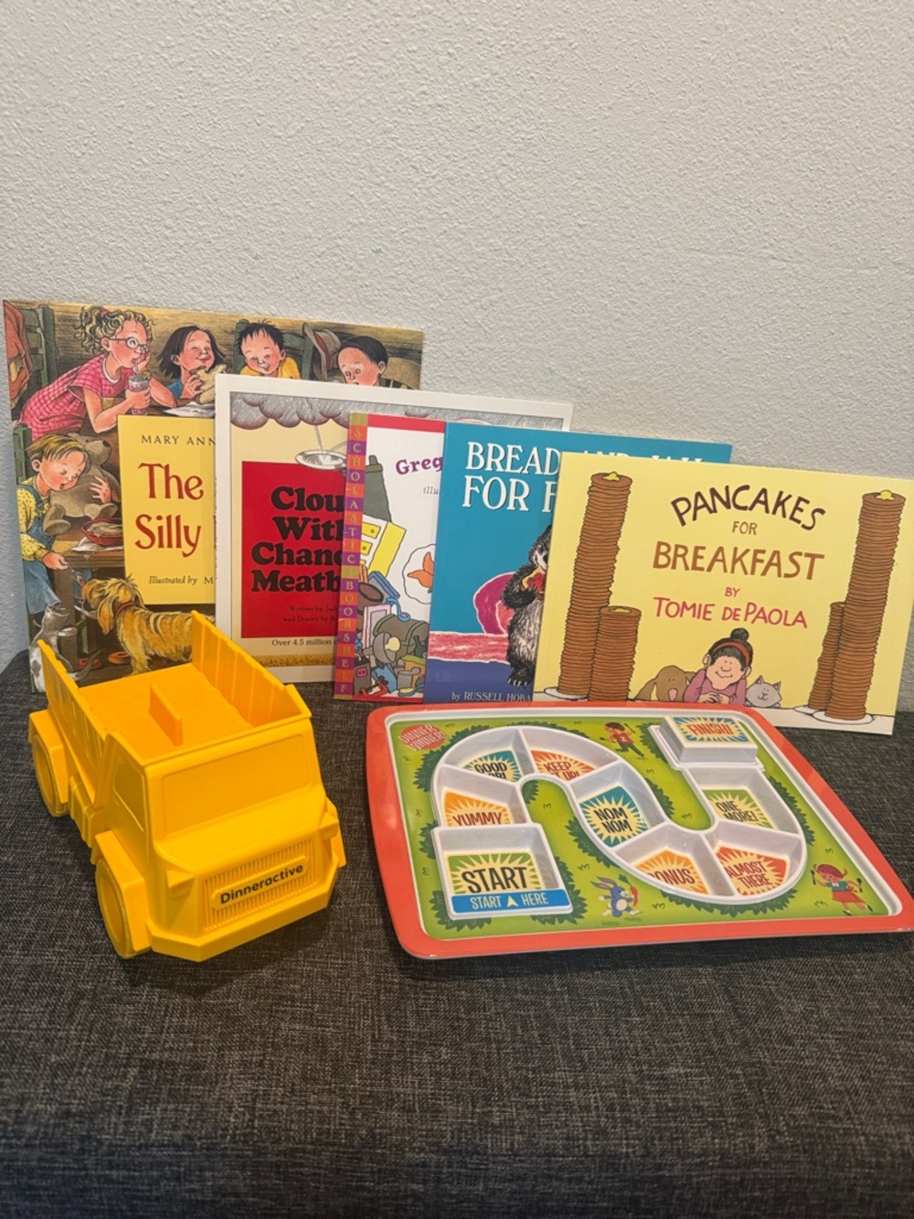 Picky Eater Bundle- 5 books, Dinner Winner Plate, and Dinneractive Taco Truck